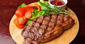 Degrees of doneness of beef steak: description and nuances