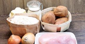 Nadjev za piletinu: recepti s piletinom, gljivama i krumpirom