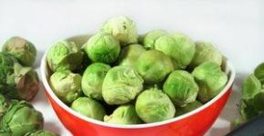Brussels sprouts - recipes with photos