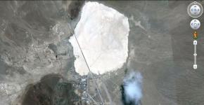 Map of area 51 from satellite now