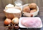 Fyld til kylling: opskrifter med kylling, svampe og kartofler